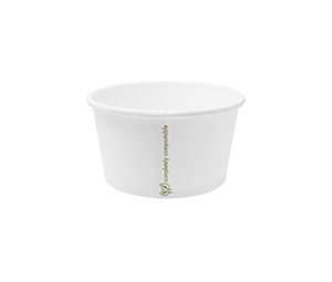 Hot Container White 12oz 430ml, 11.5cm Pack 25 - Vegware