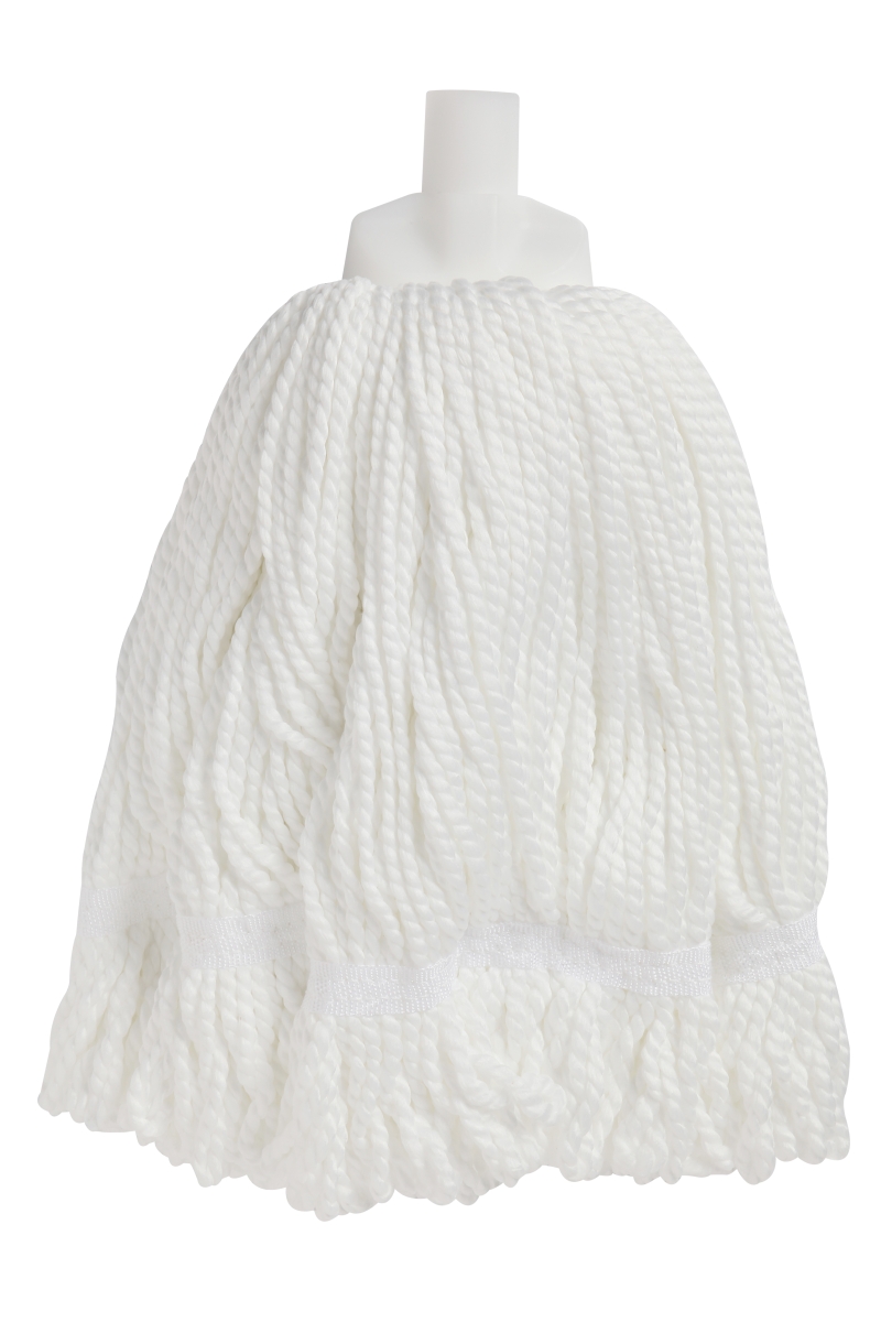 Edco Microfibre Round Mop WHITE, Each - Edco