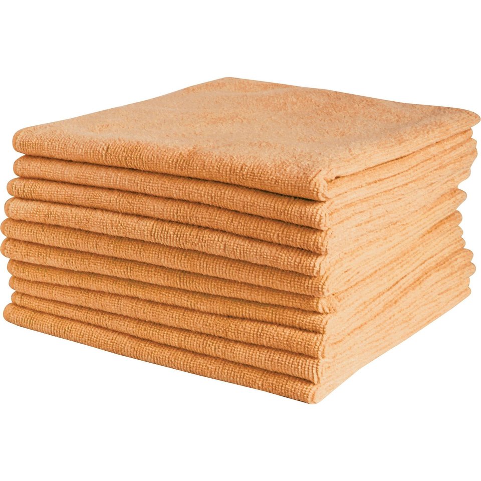 Filta Commercial Microfibre Cloth ORANGE 40cm X 40cm, Pack 10 - Filta