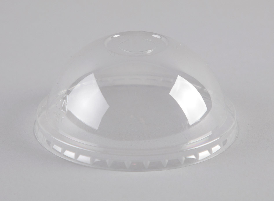 Clear Enviroware 12/16oz PLA dome lid - Coastal
