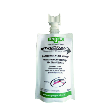 Unger Stingray Glass Cleaner (Pouches) 150ml Carton 24 - Filta