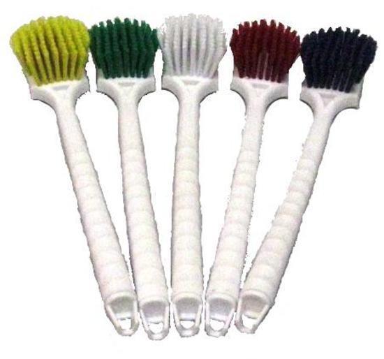 Gong brush - Long handle RED