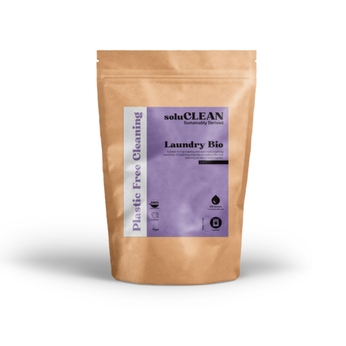 Laundry Biological Fragranced Soluble Sachets Pack 100 - soluCLEAN