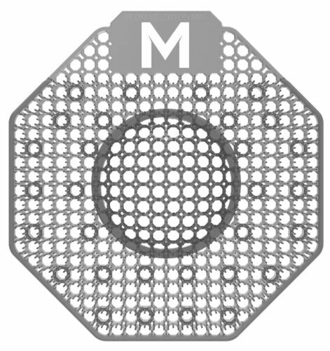 Scented Enzyme Block Urinal Screen - Grey, Executive Pack 10 - Matthews
