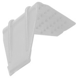 MW Polypropylene Corner Protectors - Green, 19mm, 50mm x 45mm - Matthews