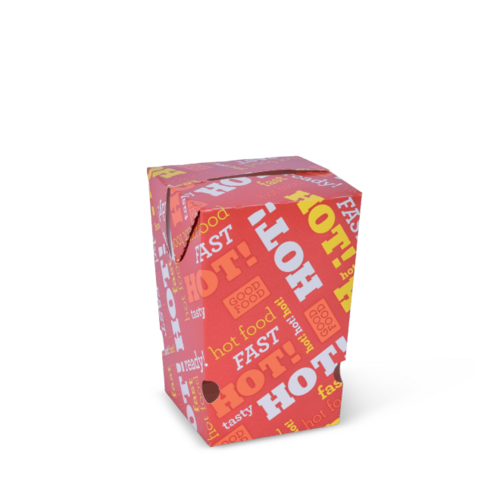 Small Chip Carton (50s) Hot Food Fast 71 x 71 x 105 - Detpak