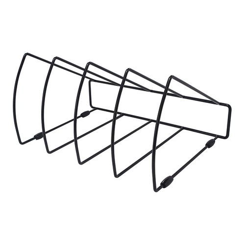 Okin File Rack Triangular 4 Slots Black
