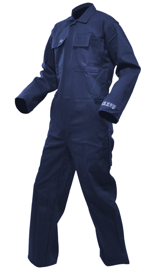 Fr Overall, 320Gsm, Navy, 12 Cal-Size 8