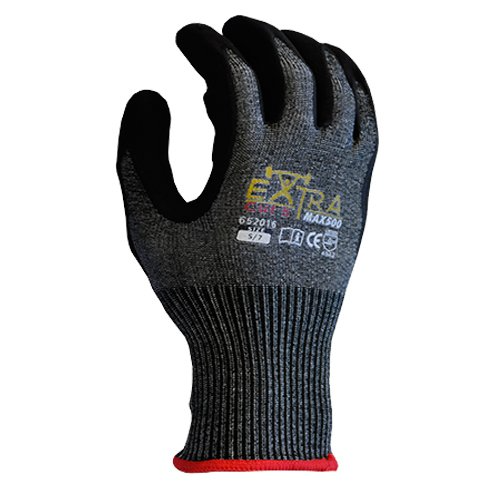 Max500 Cut5 Resistant Glove, Maxigrip Palm-Size M
