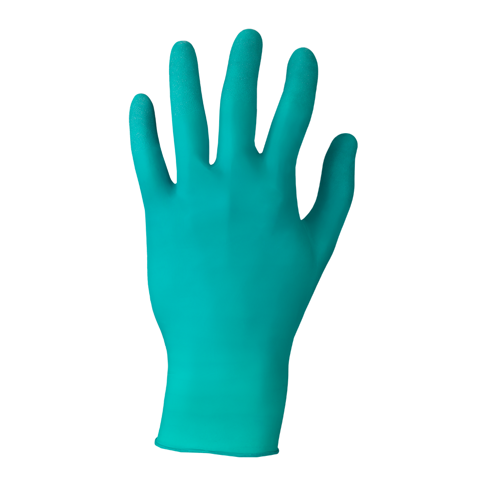 Ansell TouchNTuff 92-500 Powdered Nitrile Disposable Gloves – Chemical Splash Protection - S