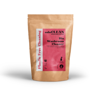 Biological bathroom / washroom cleaner- Fragranced Soluble Sachets Pack 10 (1 Sachet = 750ml) - soluCLEAN